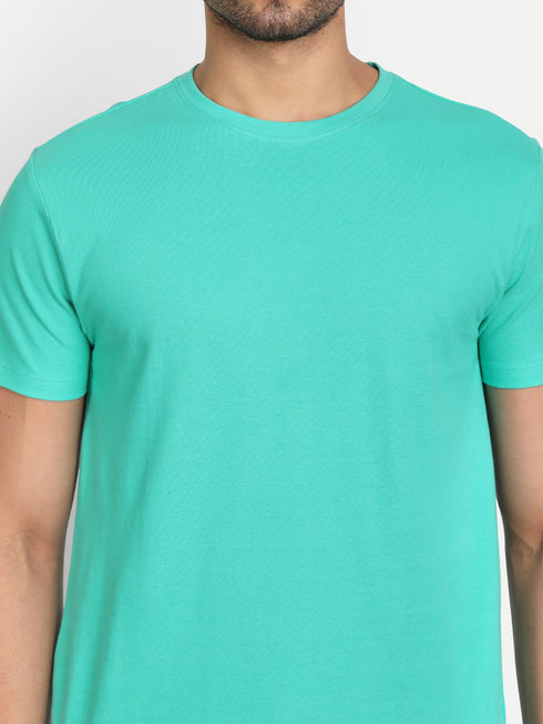 Men's Crew Neck AIRTEX Tee Turquoise